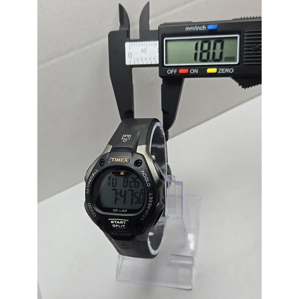 Timex Ironman Classic 30 Lap Watch 40mm Indiglo WR100M New Battery Quartz Mens